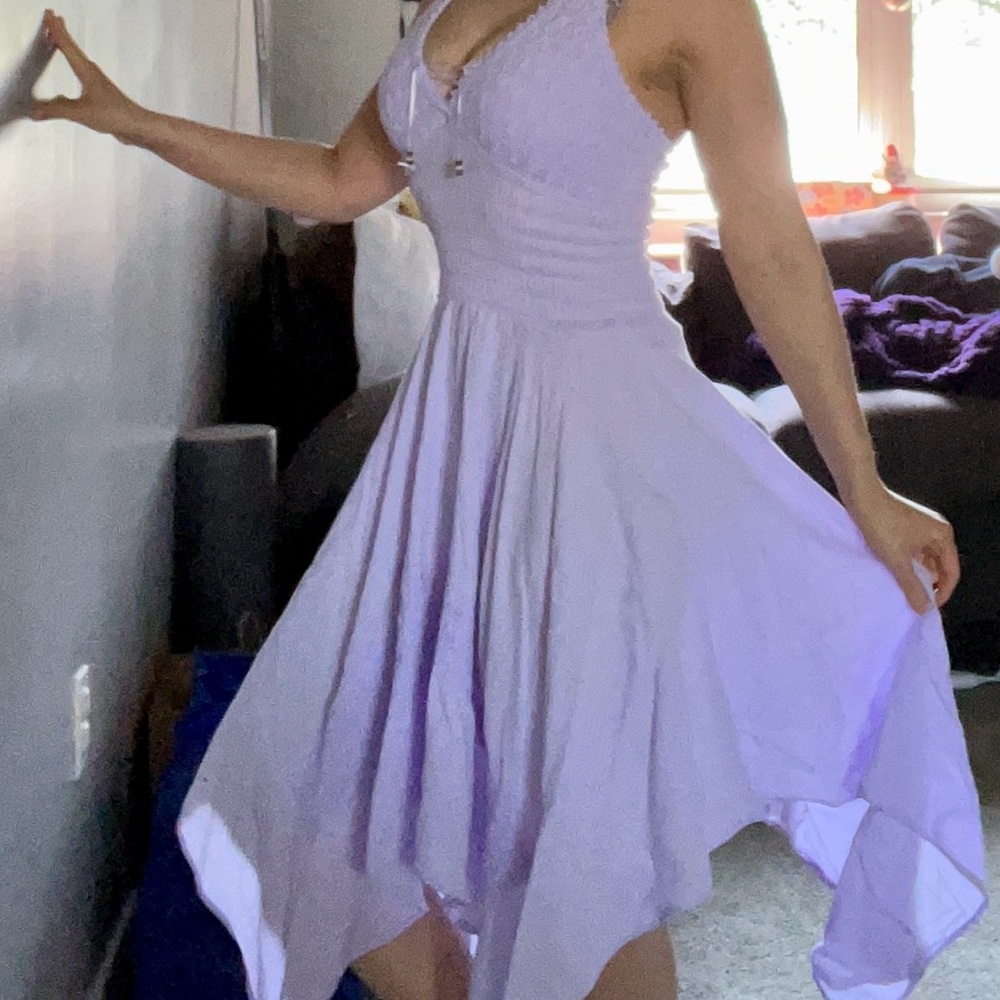Lavender Lace Dress